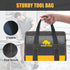 12 Inch Small Tool Bag, Wide Mouth Tool Tote Bag, Waterproof Tool Organizer Bag for Home Organizer for Indoor and Outdoor Gardening, Electricians ...