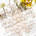 100PCS Acrylic Cherry Blossom Flower Beads, 18MM White Flower Spacer Beads for Jewelry Making, Acrylic Floral Loose Beads for Bracelet Making, Flo...