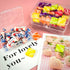 16pcs Small Plastic Organizer Storage Boxes 4 Sizes Rectangle Clear Plastic Organizer Storage Box Mini Mini Empty Containers with Lids for Beads, ...