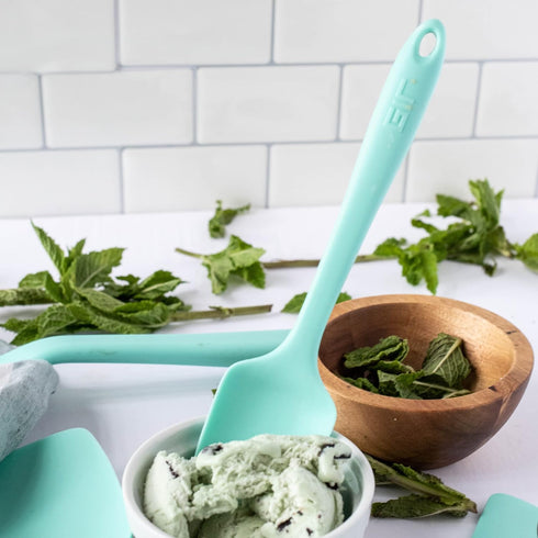 GIR: Get It Right Premium Seamless Spoonula - Non-Stick Heat Resistant Silicone Scraper Spatula - Perfect for Mixing, Serving, Scraping, Stirring,...
