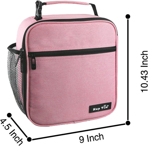 Hap Tim lunchbox for Adult, Insulated Lunch Bag for Women, Reusable Lunch Box, Spacious Lunchbag, Pink (18654-PK)...