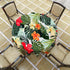 Tropical Round Tablecloth, Hawaiian Palm Tree Hibiscus Flowers Plants Tablecloths, Aloha/Luau Theme Party, Wipeable Waterproof Table Cloth for Fam...