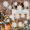 Winter Wonderland Frozen Party Snowflakes Decorations White 12pcs Hanging 3D Paper Snowflakes and Snowflake Garland for Christmas Birthday Party D...
