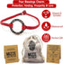Red Macrame 8" Charm Bracelet for Men with Protection, Health, Success and Good Fortune Ring Charm - Waterprooof Durable and Handmade Jewelry for ...
