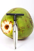 2 qty - Ken's CocoMon Coconut Opener Tool for Fresh GREEN Young Fruit Black Rubber Handle EZ Easy Grip SAFE (2 CocoMons)...