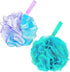 2Pcs Shower Loofahs Bath Sponges, 60g Large Soft Nylon Mesh Puff Balls for Body Wash, Exfoliating Body and Back Scrubber Pouf, Bathing Accessories...