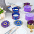 NiArt Silicone Resin Mold, Constellation Storage Box Jewelry Organizer Zodiac DIY Epoxy Resin Jar with Sun and Star Lids, Jewelry Trinket Containe...