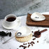 2pcs Ceramic Coffee Scoops Coffee Bean Weighing Bowls Coffee Powder Spoon...
