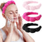 WHAVEL 3 Pack Spa Headband Skincare Headbands, Makeup Headband Sponge Terry Cloth Headbands Face Wash Headband Puffy Hair Band for Washing Face Wo...