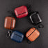 2021 Leather Case Compatible with AirPods 3rd Generation, Fully-Wrapped Portable Shockproof Leather Cover with Keychain for Apple Airpods 3 Chargi...