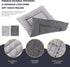 IEUUMLER Dog Bed, Reversible Washable Mat, Soft Premium Plush Dog Crate Pad, Pet Sleeping Mattress for Small/Medium/Large Dogs and Cats FC014 (Gra...