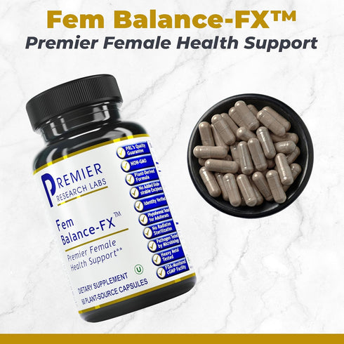Fem Balance-FX, 60 Capsules, Vegan Product - Comprehensive Female Formula for Premier Female Health Support...