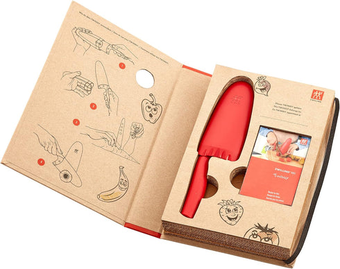 ZWILLING TWINNY Kids Chef’s Knife - Red...