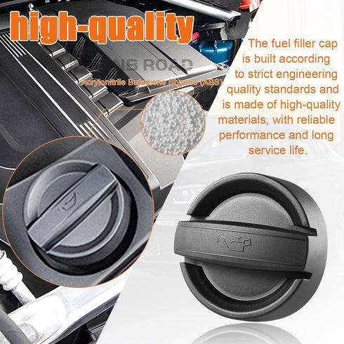 Engine Oil Filler Cap Cover 11128655331 Compatible with BMW 1 3 5 7 Series X1 X3 X5 X6 Z4 N20 N54 N55 E46 E60 E63 E65 E84 E88 E90 E92 F01 F10 F25...