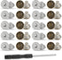 20 PCS Jeans Buttons, 20mm No Sew Jean Button Replacement for Loose Jeans Trousers Metal Buttons Reusable Adjustable Pants Button Tightener(20mm)...