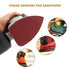 CNBTR Universal Oscillating Multitool Polishing Finger Sanding Pad Disc Sanding Sandpaper Sheet Set...