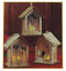 Three Kings Gifts, Cut-Out LED Light-up, Holy Family in Stable, Three Wise Men on Camels, Shepherds & Angel in Field, Wood Carved Creche, Christma...