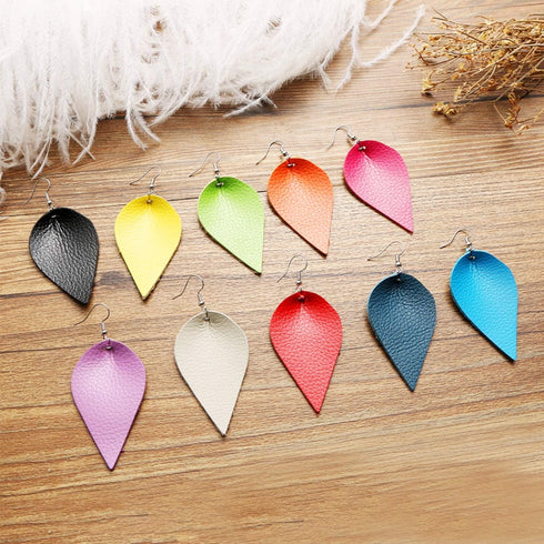 Ramya Faux Leather Sheets 7.8 inches X 53 inches (20 cm X 135 cm), Very Suitable for Making Leather Earrings, Hair Bows and DIY Crafts Projects (R...