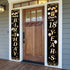 Happy Birthday Cheers to 18 Years Black Gold Yard Sign Door Banner 18th Birthday Decorations Party Supplies...