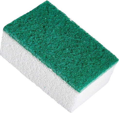 COMPAC HOME Magic-Stone Kitchen Cleaner Scrub - 2-Sided Scouring Stone, Easily Removes Stubborn Food Grime, Grease, 4 Count, White/Green...