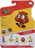 Super Mario Action Figure 4 Inch Goomba Collectible Toy with Coin Accessory...