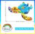 Puzzles for Kids Ages 4-8,8-10 and Adults,136 Pieces Turtles Animal Shaped Jigsaw Puzzle Educational Toys Gift for Boys Girl Age 4 5 6 8 Birthday ...