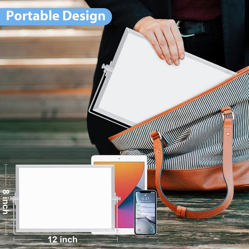 ARCOBIS Small Desktop Dry Erase Board 12" X 8" Portable Magnetic Double Sided Whiteboard Easel for Kids to Do White Board for Office, Home, School...