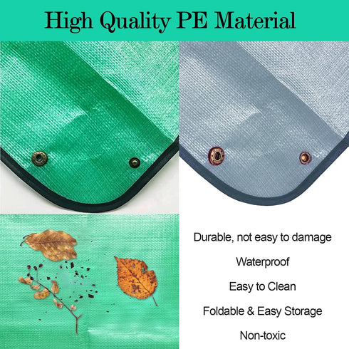 39.4" x 39.4" Plant Repotting Mat, Waterproof Portable Gardening Mat for Indoor Outdoor Plant Transplanting, Thicken PE Mat Transplanting Mat...