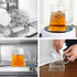 CNGLASS Glass Teapot with Infuser,24oz Clear Glass Tea Kettle with Removable Stainless Steel Strainer,Stovetop Safe Glass Teapot for Blooming and ...