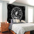Twelve Constellation Tapestry,Black and White ?Sun and Moon ?Yin and Yang Tapestry Mystic Wall Hanging Tapestry for Home Decor (35"x47")...
