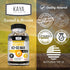 Kaya Naturals Vitamins K2 with D3 5000IU Supplement - Bone and Heart Health Supplement - Vitamin K2 MK-7 Easy to Swallow Supplement - K2 D3 Vitami...