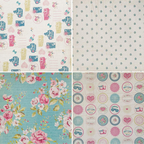 levylisa 8x8 Cardstock Paper Pad Designer Paper Pad Floral Scrapbook Paper Decorative craft Paper (40 sheets? (005)...
