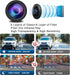 HD Backup Camera - 170 Wide Angle, Universal License Plate, IP69 Waterproof, Reverse Camera for Cars & Trucks...