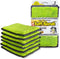 Fresh Professional Microfiber Sponge Cloths, Fabric Treated with SILVADUR Advanced Odor Control Technology and Charcoal-Infused Foam, 6-Pack Spong...
