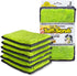 Fresh Professional Microfiber Sponge Cloths, Fabric Treated with SILVADUR Advanced Odor Control Technology and Charcoal-Infused Foam, 6-Pack Spong...