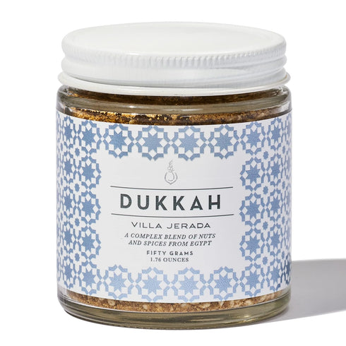 Villa Jerada, Dukkah Premium Seasoning - Egyptian Complex Spice Mix of Nuts and Spices (Unique & Fragrant), 1.76 oz (Pack of 1) (DUKKAH - 1 JAR)...