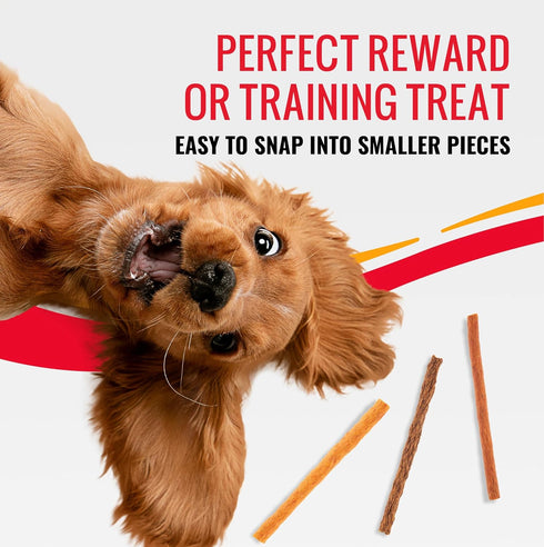 Good 'n' Tasty Triple Flavor Snap ‘Ems Gourmet Treats Variety Pack for All Dogs, 15 Count, Reward or Training Treat Made with Real Chicken, Duck a...