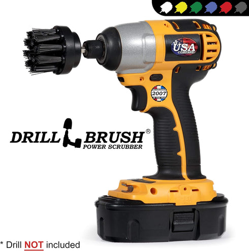 Cleaning Supplies BBQ Grill Brush - Cordless Drill Spin Brush Grill Cleaner - Rust Remover - Household Cleaning Tool for Backyard Accessories - In...