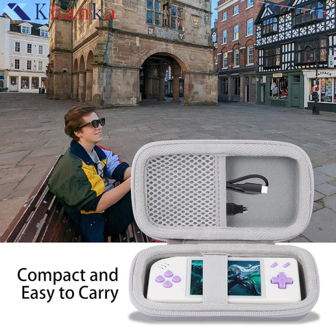 khanka Hard Travel Case Replacement for RG28XX Retro Handheld Game Console,Case Only.(White)...