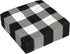 Iconikal 75-Count Black Gingham Disposable Paper Party Napkins, White Buffalo Plaid, Dinner Size...