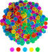 SEETOOOGAMES Magnetic Bingo Chips Counters - 500 Pieces Transparent Counting Game Chips - Clear Plastic Math Markers for Classroom - Mixed color...