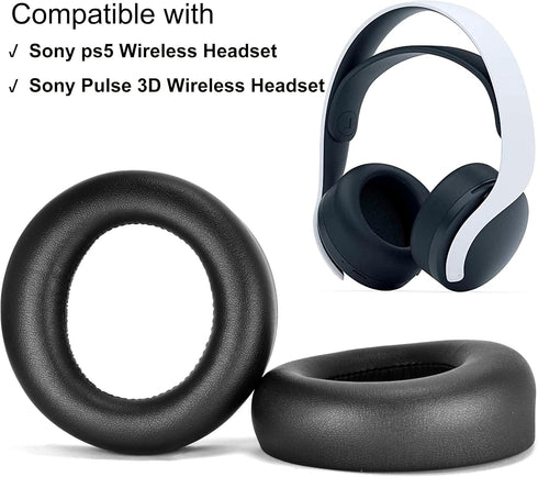 PS5 Ear Cushion - defean Replacement Ear pads pillow Cover Compatible with Sony ps5 Wireless headphone, PULSE 3D Wireless Headset, Softer Protein ...