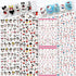 8 Pcs Nail Art Stickers Decal,Cute Cartoon Nail Decals 3D Self-Adhesive Nail Art Supplies Nail Stickers for Women Girls DIY Nail Designs Nail Deco...