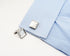 Silver Square Crystal Cufflinks for Men In Gift Box Transparent Polyhedron Crystal Men's Cuff Link for Wedding Shirt Party Business Birthday Anniv...