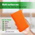 Commercial Miracle Microfiber Kitchen Sponge by Scrub-It - Large - Non-Scratch Heavy Duty Dishwashing Cleaning sponges- Machine Washable- (Orange,...