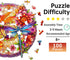 Wooden Puzzles for Adults, Dragonflies family Wooden Jigsaw Puzzles for Adults, Wood Puzzles Adult, Unique Animal Shape Wood Cut Puzzles for Famil...