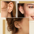 925 Sterling Silver Earrings for Women Stackable | Dainty Stud Huggie Hoop Earrings Hypoallergenic | 14k Gold Cartilage Earrings Small Hoop Earrin...