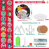 18 Pcs Christmas Diamond Painting Coasters Kits 4 Inch Coasters for Drinks with Cork Base Diamond Art Supplies Santa Claus Snowman Painting Kit fo...