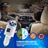 Car Air Purifier 3in1 Premium Stainless Steel HEPA Filter Ionizer w/Dual USB Quick Charge 3.0 USB-Eliminate Allergens Odor Smell, Smoke, Pets, Pol...