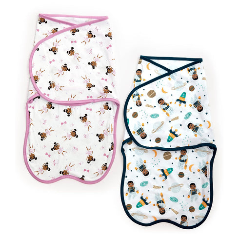 Baby Swaddle 100% Cotton, Ballerina Theme (Zhara) for Newborn - 3 Months...